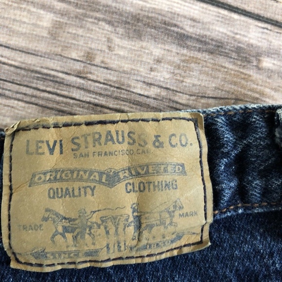 Vintage 80’s Levis 544 Denim Cutoff Shorts - Picture 6 of 8